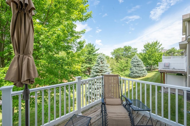 view of deck