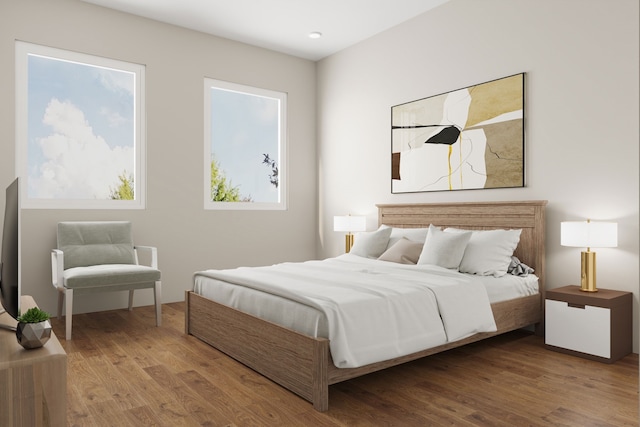 1310 Murphy St Unit 1206, Des Moines, IA 50309 - bedroom with wood finished floors