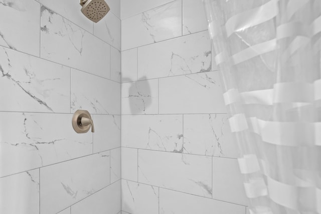 8001 Brookview Dr, Urbandale, IA 50322 - bathroom with a tile shower
