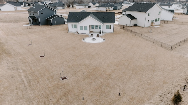 birds eye view of property featuring a residential view