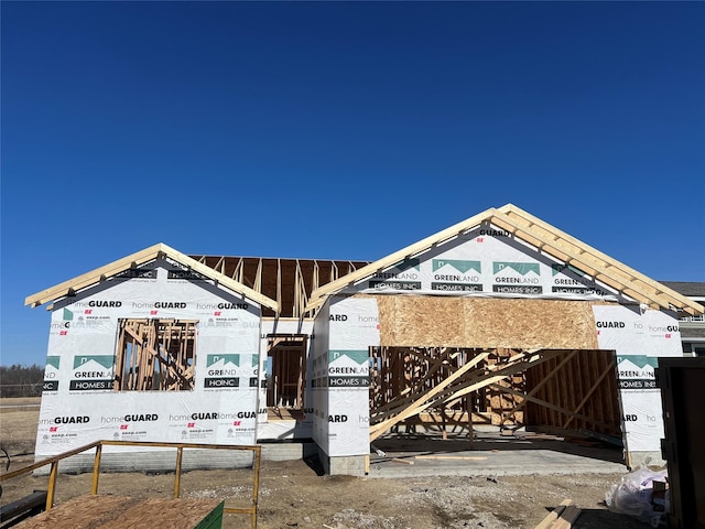 view of property under construction