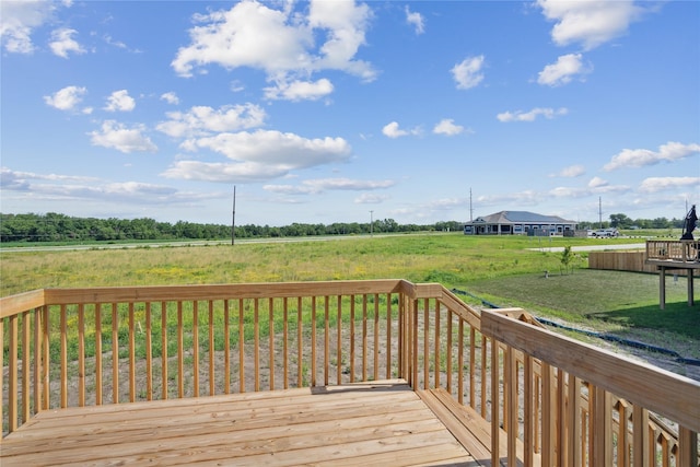 25091 Bluebird Cir, Adel, IA 50003 - wooden deck featuring a view of countryside