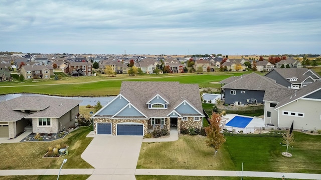 1306 NE 45th St, Ankeny, IA 50021 - aerial view of residential area featuring a nearby body of water