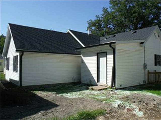 view of rear view of house