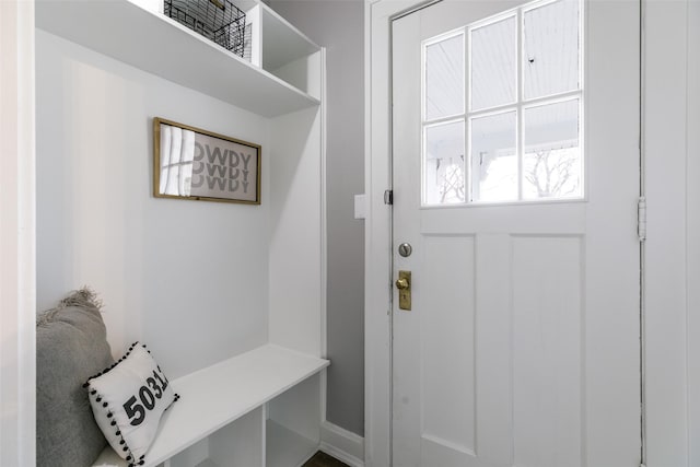 view of mudroom