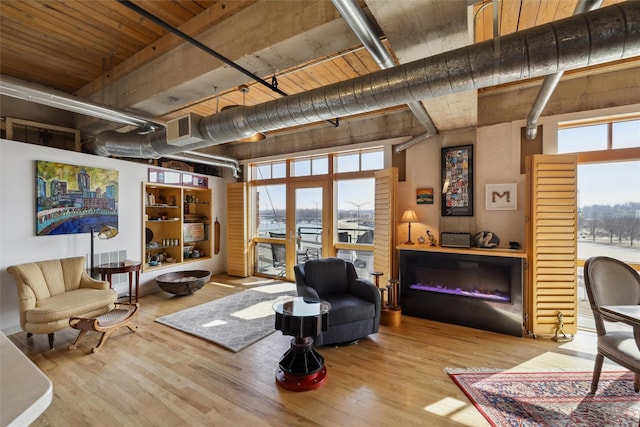 100 Market St Unit 409, 408, 407, Des Moines, IA 50309 - living area featuring wood finished floors