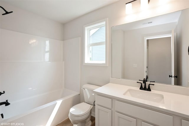 2908 Yordi Dr, Norwalk, IA 50211 - bathroom with toilet, vanity, and shower / bath combination