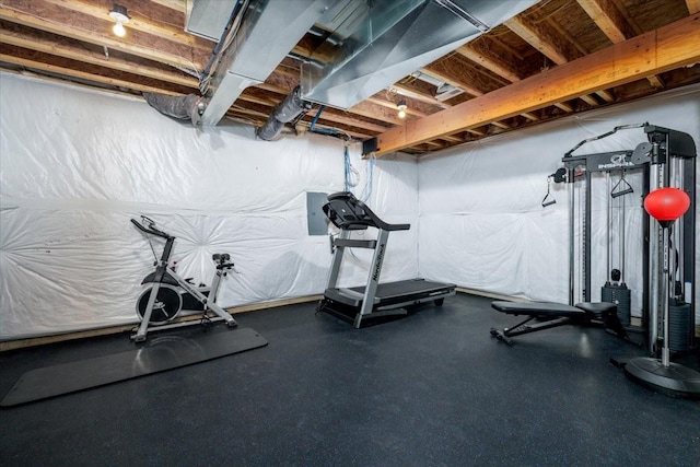 view of workout room