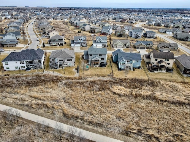 drone / aerial view featuring a residential view