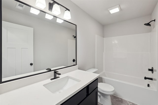 2208 White Oak Ln, Granger, IA 50109 - full bathroom featuring toilet,  shower combination, and vanity