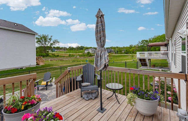 9904 NW 82nd Ave, Johnston, IA 50131 - view of deck