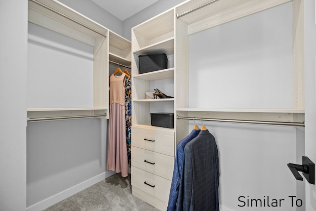 4828 Ingersoll Ave, Des Moines, IA 50312 - walk in closet featuring carpet floors