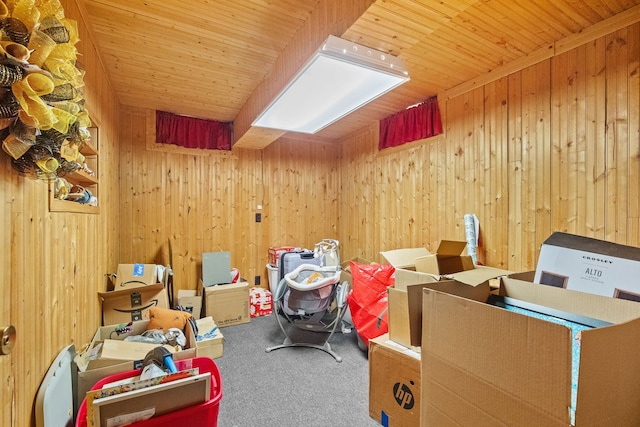 view of storage room