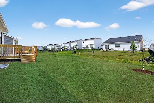 1811 Tuscany Dr SE, Altoona, IA 50009 - view of yard featuring a residential view and a wooden deck