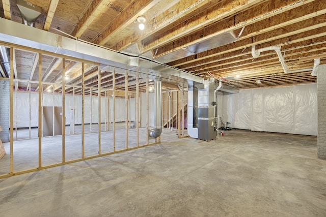 1803 Tuscany Dr SE, Altoona, IA 50009 - unfinished basement with heating unit