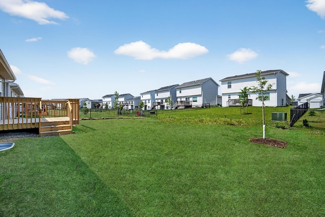 1803 Tuscany Dr SE, Altoona, IA 50009 - view of yard with a wooden deck and a residential view