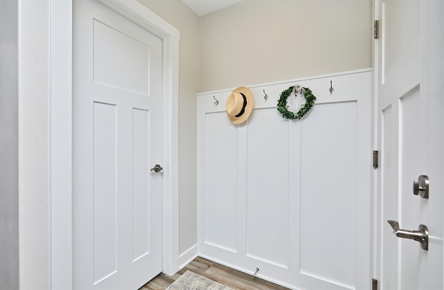 interior space with light wood-style flooring