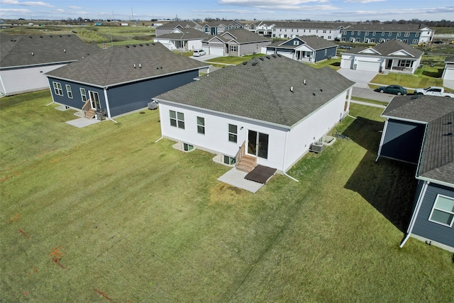 bird's eye view featuring a residential view