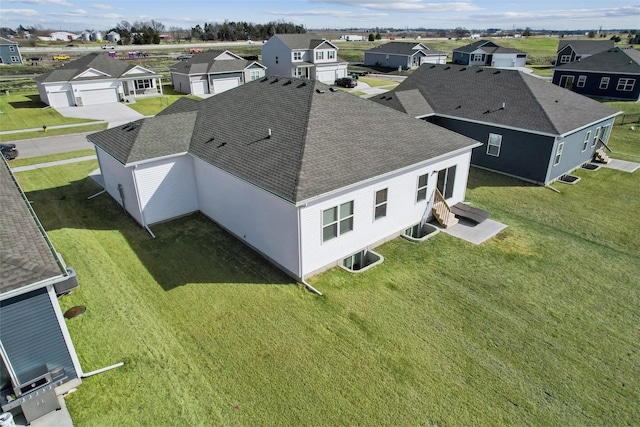 birds eye view of property featuring a residential view