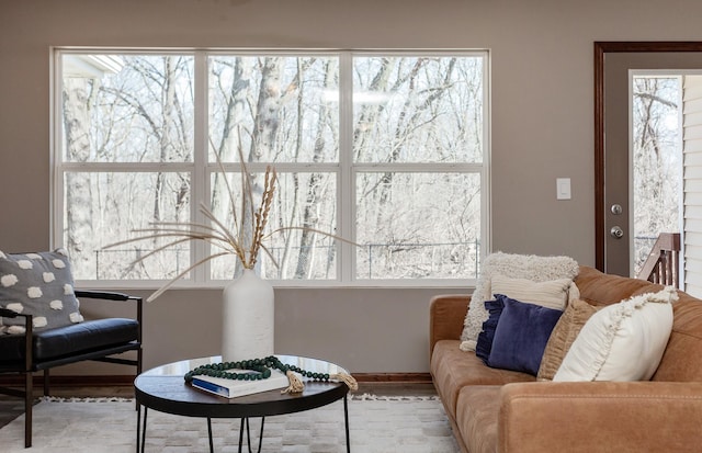 view of living area