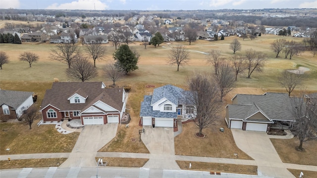 bird's eye view featuring a residential view