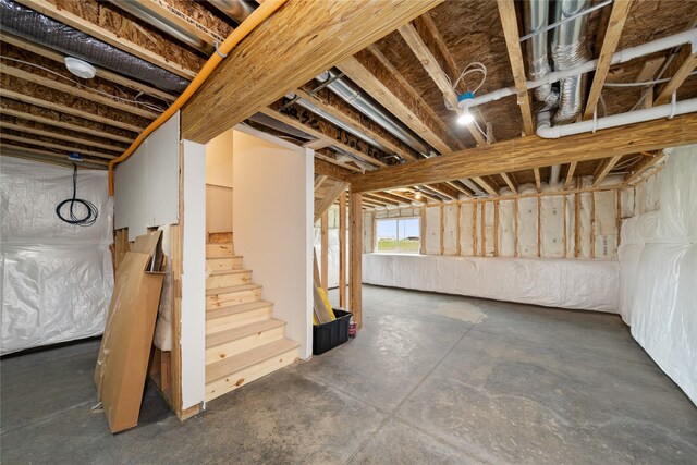 1506 E Girard Ave, Indianola, IA 50125 - below grade area with stairway