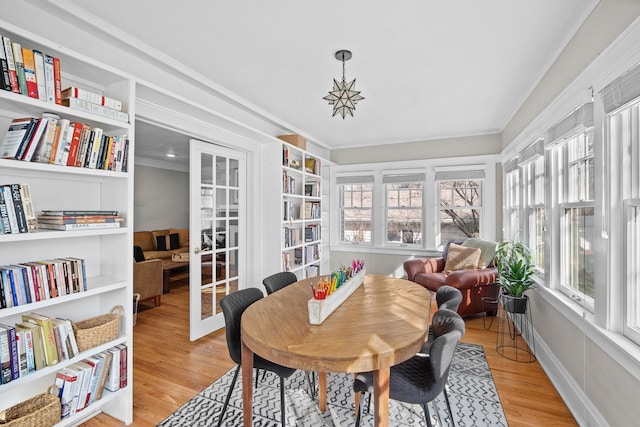 sunroom with french doors