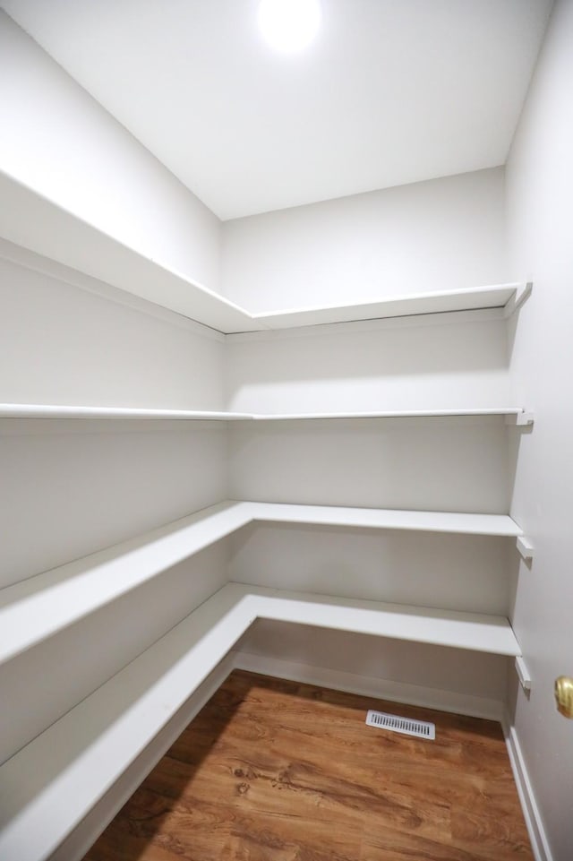 pantry with visible vents