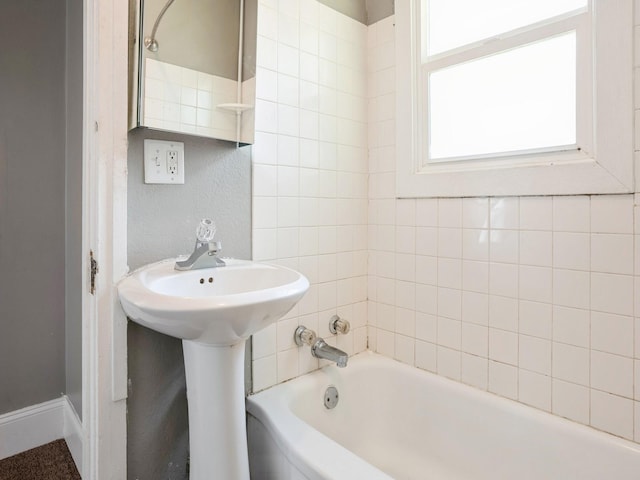 bathroom with a sink