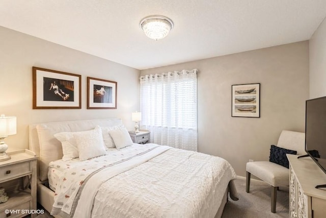 bedroom featuring carpet flooring