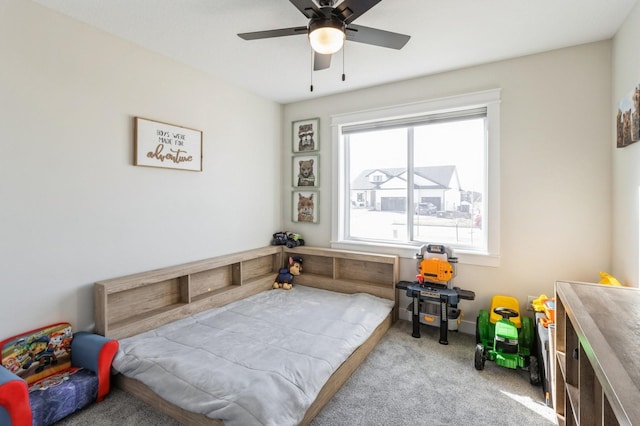 1602 Mulberry St, Granger, IA 50109 - bedroom featuring carpet flooring and a ceiling fan