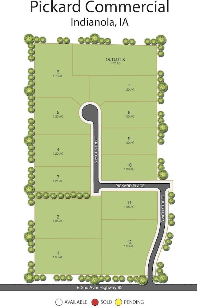 2103 E 2nd Ave, Indianola IA, 50125 land for sale