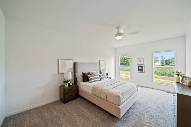 125 NW Rolling Cir, Waukee, IA 50263 - carpeted bedroom featuring ceiling fan and baseboards