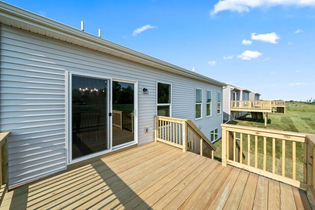 125 NW Rolling Cir, Waukee, IA 50263 - view of wooden deck