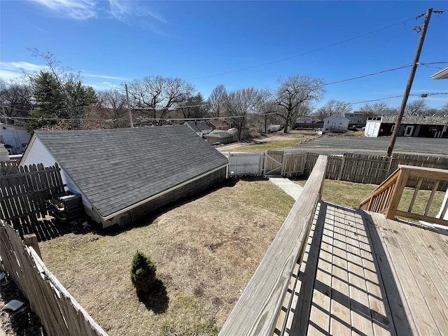 1144 Euclid Ave, Des Moines, IA 50313 - view of yard with a fenced backyard