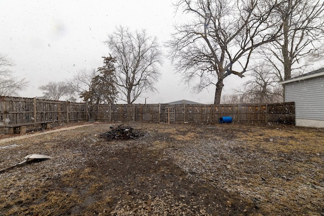 2141 320th St, Fort Dodge, IA 50501 - view of yard featuring a fenced backyard