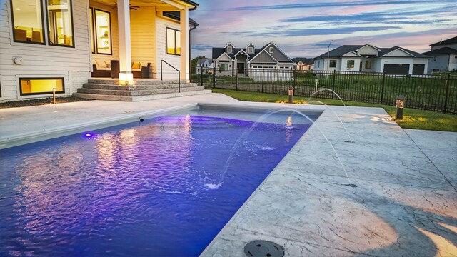 18167 Alderleaf Dr, Clive, IA 50325 - view of swimming pool with a residential view