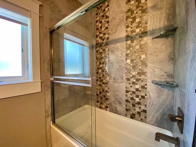 17595 Aurora Dr, Clive, IA 50325 - full bath with bath / shower combo with glass door