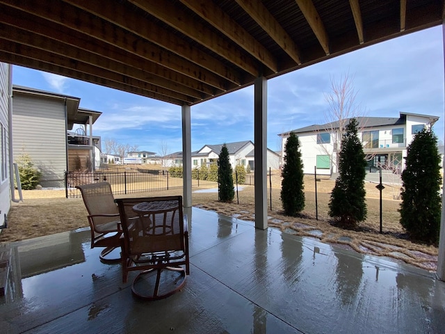 17595 Aurora Dr, Clive, IA 50325 - view of patio / terrace with a residential view