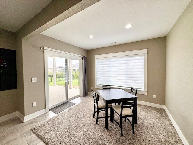 17595 Aurora Dr, Clive, IA 50325 - dining room with recessed lighting and baseboards