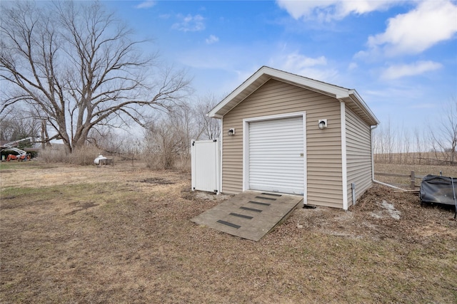 321 W Maple St, Roland, IA 50236 - view of garage