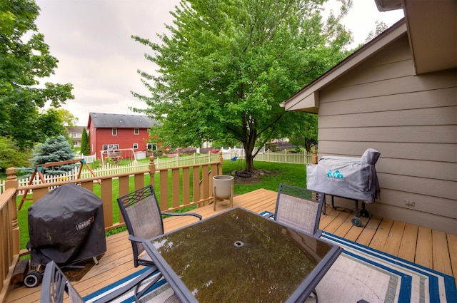 15026 Hawthorn Dr, Clive, IA 50325 - deck with grilling area