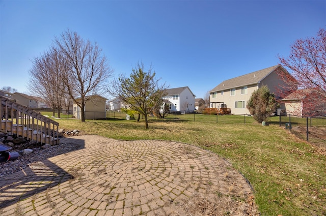 4328 125th St, Urbandale, IA 50323 - view of yard featuring a residential view and a patio