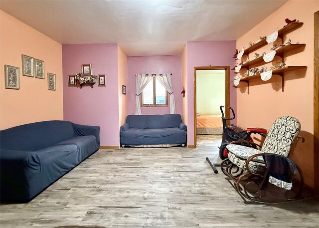603 E Church St, Marshalltown, IA 50158 - living area featuring wood finished floors