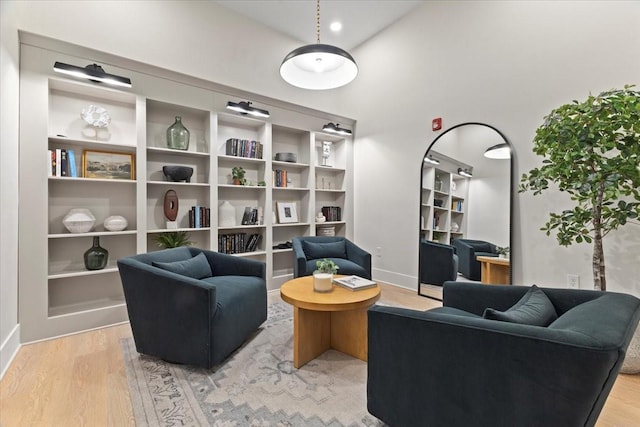 1645 SW Magazine Rd Unit 102, Ankeny, IA 50023 - living room featuring light wood-style flooring and a high ceiling