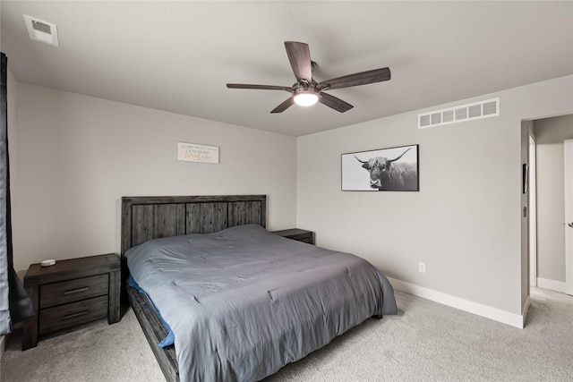 17127 Blue Sage Ln, Urbandale, IA 50323 - bedroom featuring carpet, baseboards, and ceiling fan