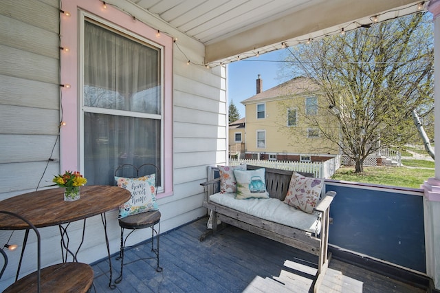 404 W Boston Ave, Indianola, IA 50125 - view of wooden deck