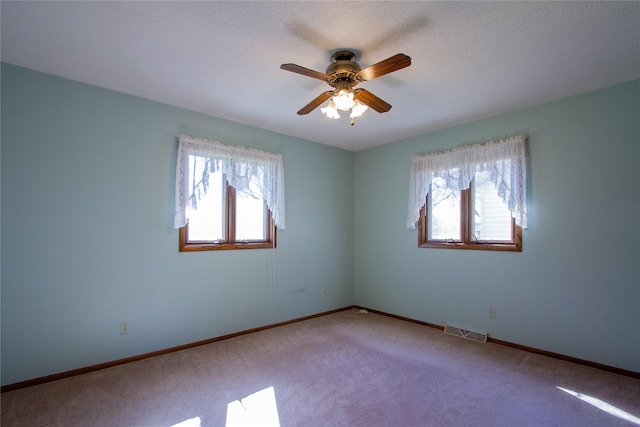 1412 Country Club Dr, Pella, IA 50219 - carpeted spare room with plenty of natural light, a ceiling fan, and baseboards