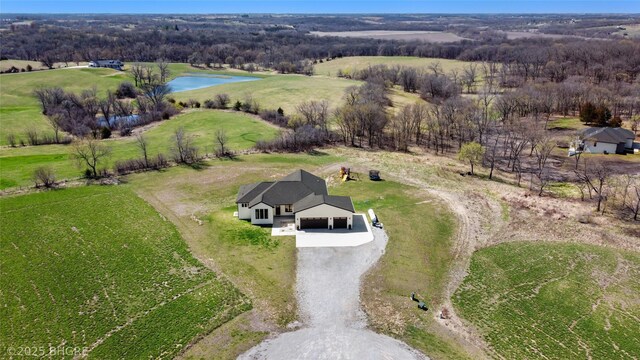 18170 79th Ln, Indianola, IA 50125 - bird's eye view featuring a rural view and a water view