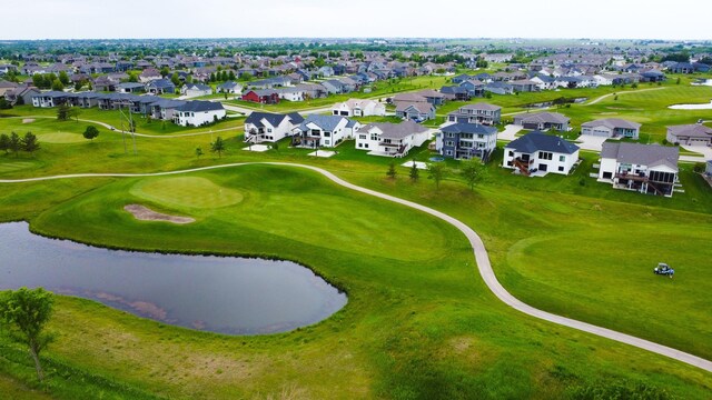 5027 NE Seneca Dr, Ankeny, IA 50021 - aerial view of residential area featuring a large body of water and a golf club